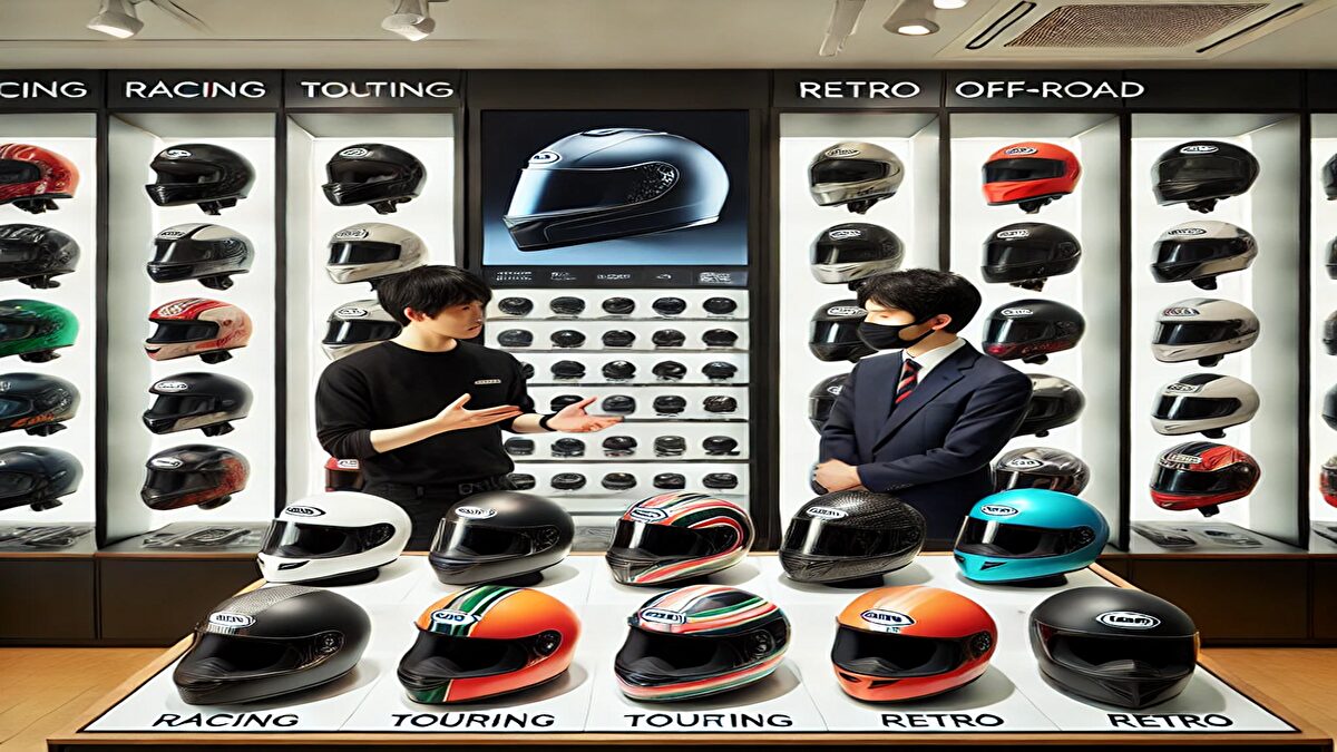 人気モデルのヘルメットラインナップ