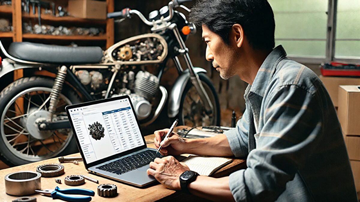 KTMパーツリストから最適な部品を選ぶ